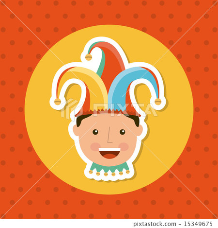 april fools day over dotted background vector illustration 15349675