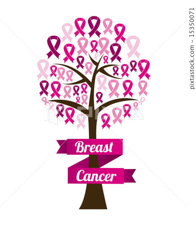 Breast cancer design over white background vector illustration 15350071
