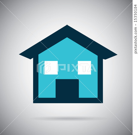 real estate design over gray background vector illustration real estate design over gray background vector illustration 15350184