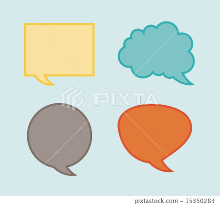 Bubble design over blue background vector illustration 15350283