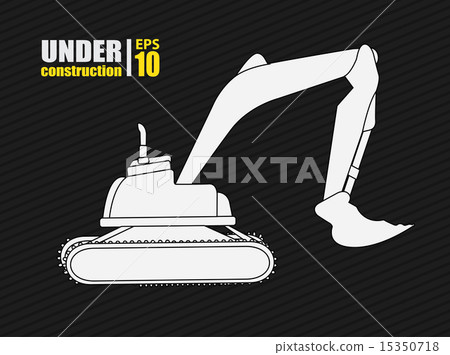 Under construction design over black background... - Stock Illustration ...