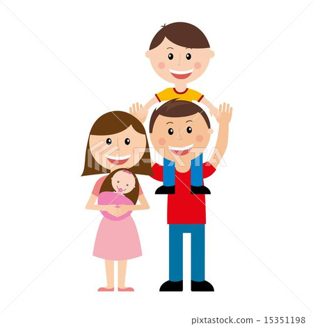 family design over white background vector illustration 15351198