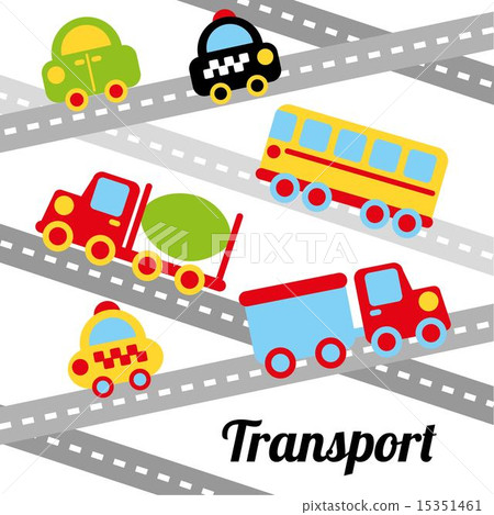 transport design over white background vector illustration transport design over white background vector illustration 15351461