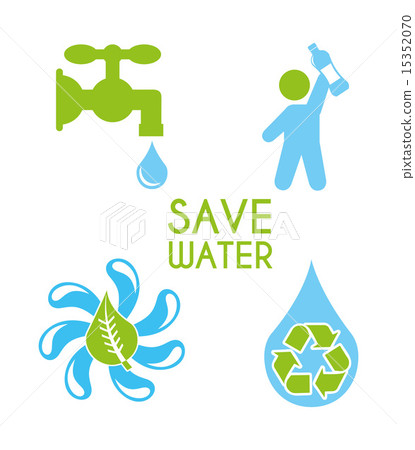 water design over white background vector illustration water design over white background vector illustration 15352070