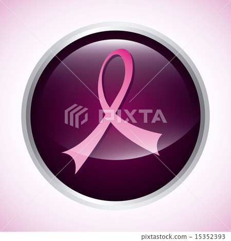 Breast cancer design over pink background vector illustration 15352393