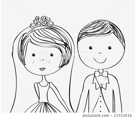 wedding design over gray background vector... - Stock Illustration ...