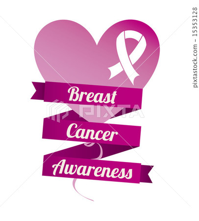 breast cancer over white background vector illustration breast cancer over white background vector illustration 15353128