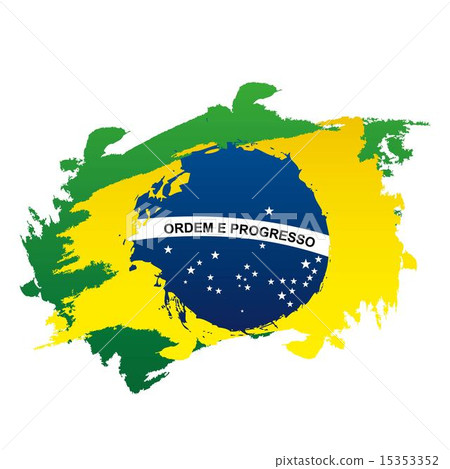 brazil design over white background vector illustration 15353352
