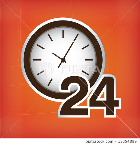 Time design over red background vector illustration Time design over red background vector illustration 15354889