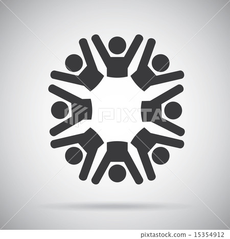 teamwork design over background vector illustration teamwork design over background vector illustration 15354912