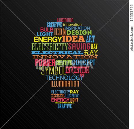 Bulb design over black background vector llustration Bulb design over black background vector llustration 15355733