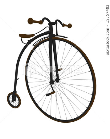 Penny Farthing Bicycle Art Illustration 15357482