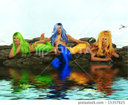 Three Sirens On Rocks Three Sirens On Rocks 15357625