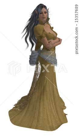 Elvin Quenn In A Gown 15357689