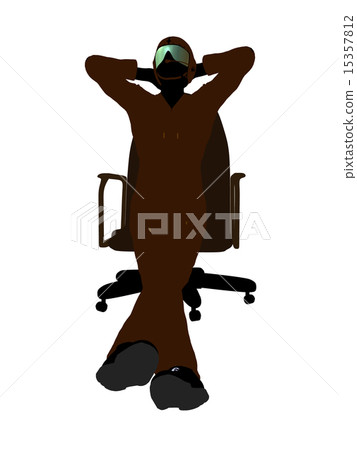 Male Pilot Illustration Silhouette Male Pilot Illustration Silhouette 15357812