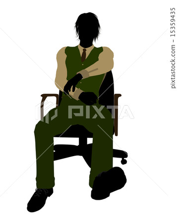 Male Business Silhouette Male Business Silhouette 15359435