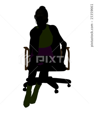 Female Office Illustration Silhouette 15359661