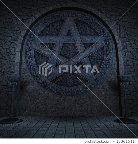 Indoor Pentagram Background Indoor Pentagram Background 15361511