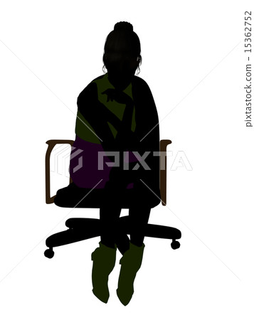 Female Office Illustration Silhouette Female Office Illustration Silhouette 15362752