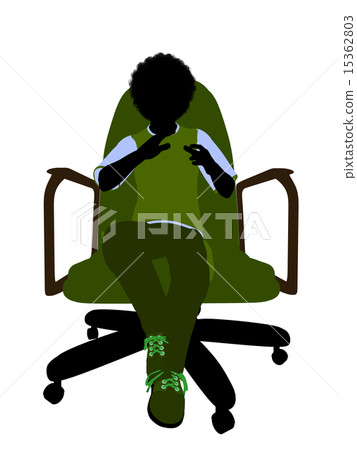 African American Male Teen Silhouette African American Male Teen Silhouette 15362803