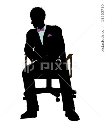 African American Male Business Silhouette 15363750