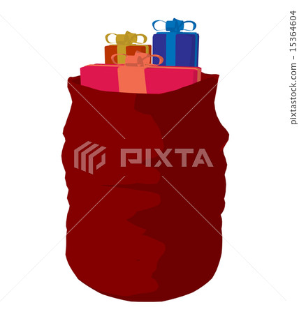 Christmas Gift Bag Art Illustration Christmas Gift Bag Art Illustration 15364604