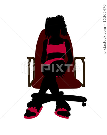 Female Teen Swimsuit Silhouette 15365476