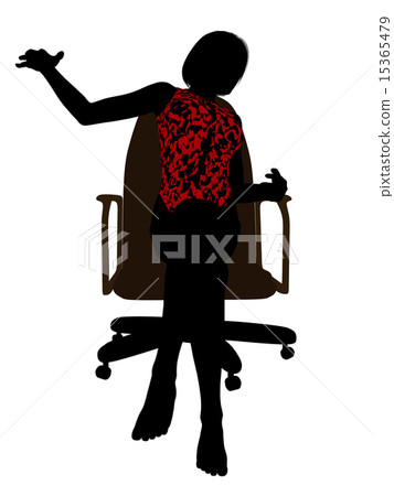 Female In A Swimsuit Sitting In A Chair Silhouette Female In A Swimsuit Sitting In A Chair Silhouette 15365479