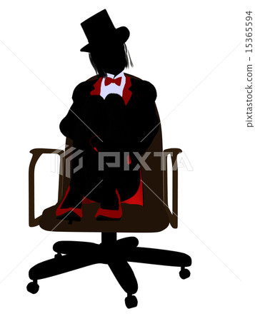 Female Magician Illustration Silhouette Female Magician Illustration Silhouette 15365594