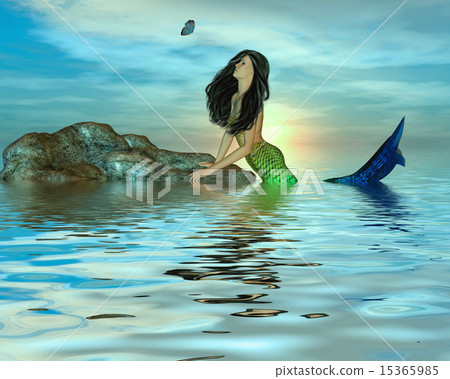 Mermaid And The Butterfly Mermaid And The Butterfly 15365985