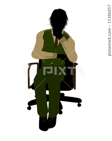 Male Business Silhouette Male Business Silhouette 15366857
