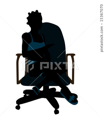 African American Teen Swimsuit Silhouette African American Teen Swimsuit Silhouette 15367070