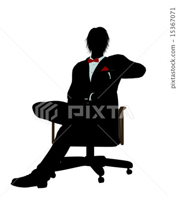 Male Business Silhouette Male Business Silhouette 15367071