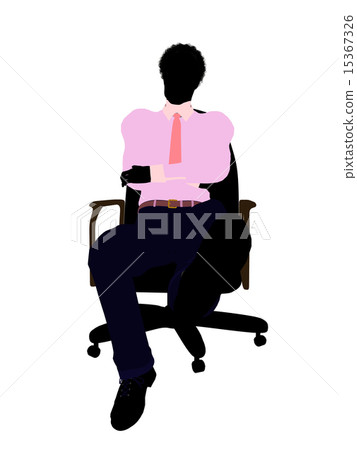 African American Male Business Silhouette 15367326
