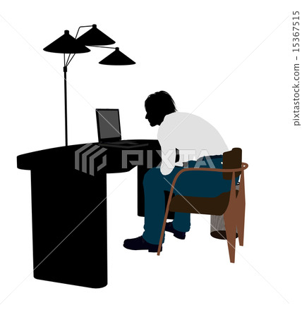 African American Male Business Silhouette African American Male Business Silhouette 15367515