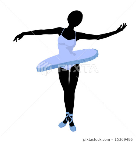 Ballerina Illustration Silhouette 15369496
