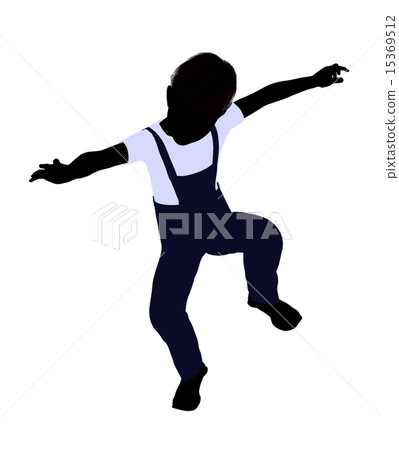 Caucasian Boy Illustration Silhouette Caucasian Boy Illustration Silhouette 15369512