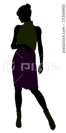 Female Office Illustration Silhouette Female Office Illustration Silhouette 15369960