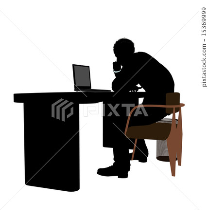 African American Male Business Silhouette 15369999
