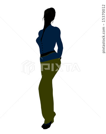Female Office Illustration Silhouette 15370012