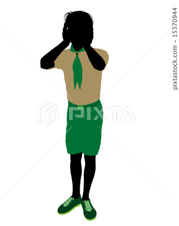 Boyscout Illustration Silhouette Boyscout Illustration Silhouette 15370944