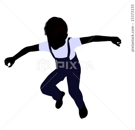 Caucasian Boy Illustration Silhouette Caucasian Boy Illustration Silhouette 15373335