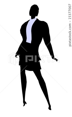 Business Office Illustration Silhouette 15377007