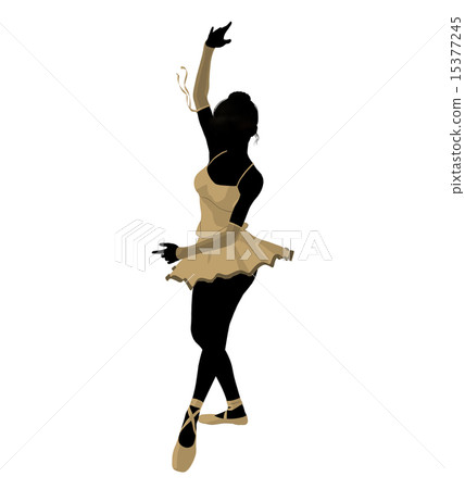 Ballerina Illustration Silhouette 15377245