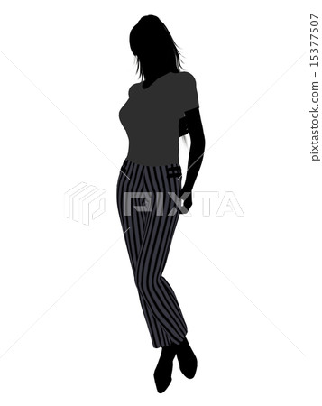 Female Office Illustration Silhouette Female Office Illustration Silhouette 15377507