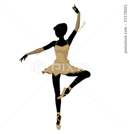 Ballerina Illustration Silhouette Ballerina Illustration Silhouette 15378001
