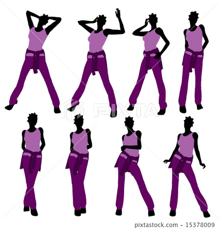 African American Woman Illustration Silhouette African American Woman Illustration Silhouette 15378009