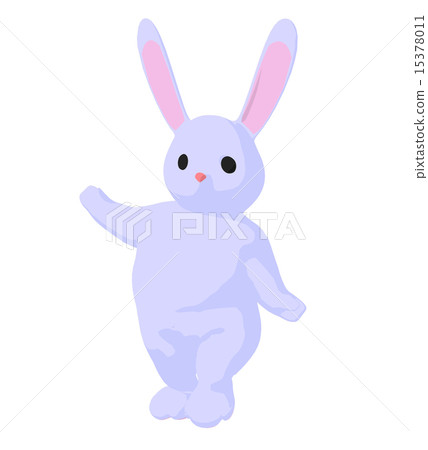 White Baby Bunny Art Illustration White Baby Bunny Art Illustration 15378011