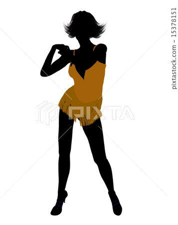 Female Showgirl Silhouette 15378151