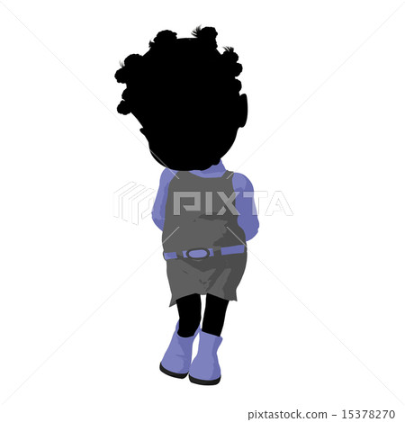 Little African American Go Go Dancer Girl Illustration Little African American Go Go Dancer Girl Illustration 15378270
